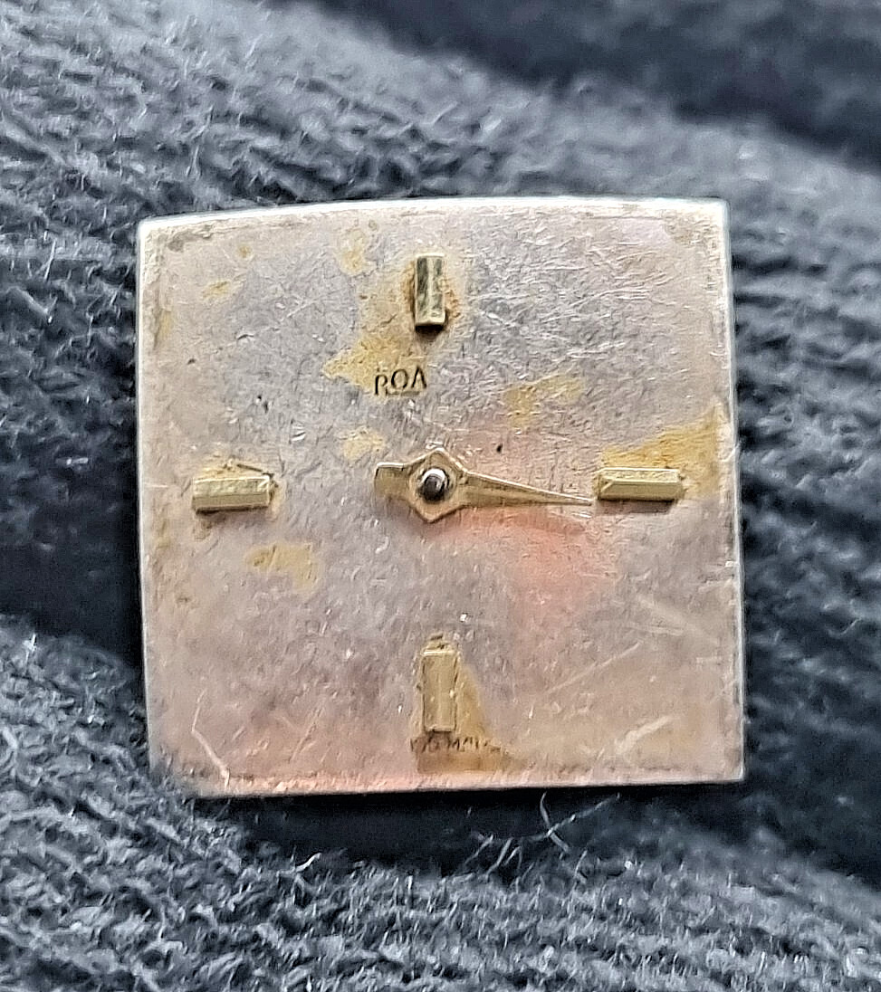 Roamer Manual Wind Watch Movement Vintage 17 Jewels Swiss Made 15.8mm Untested