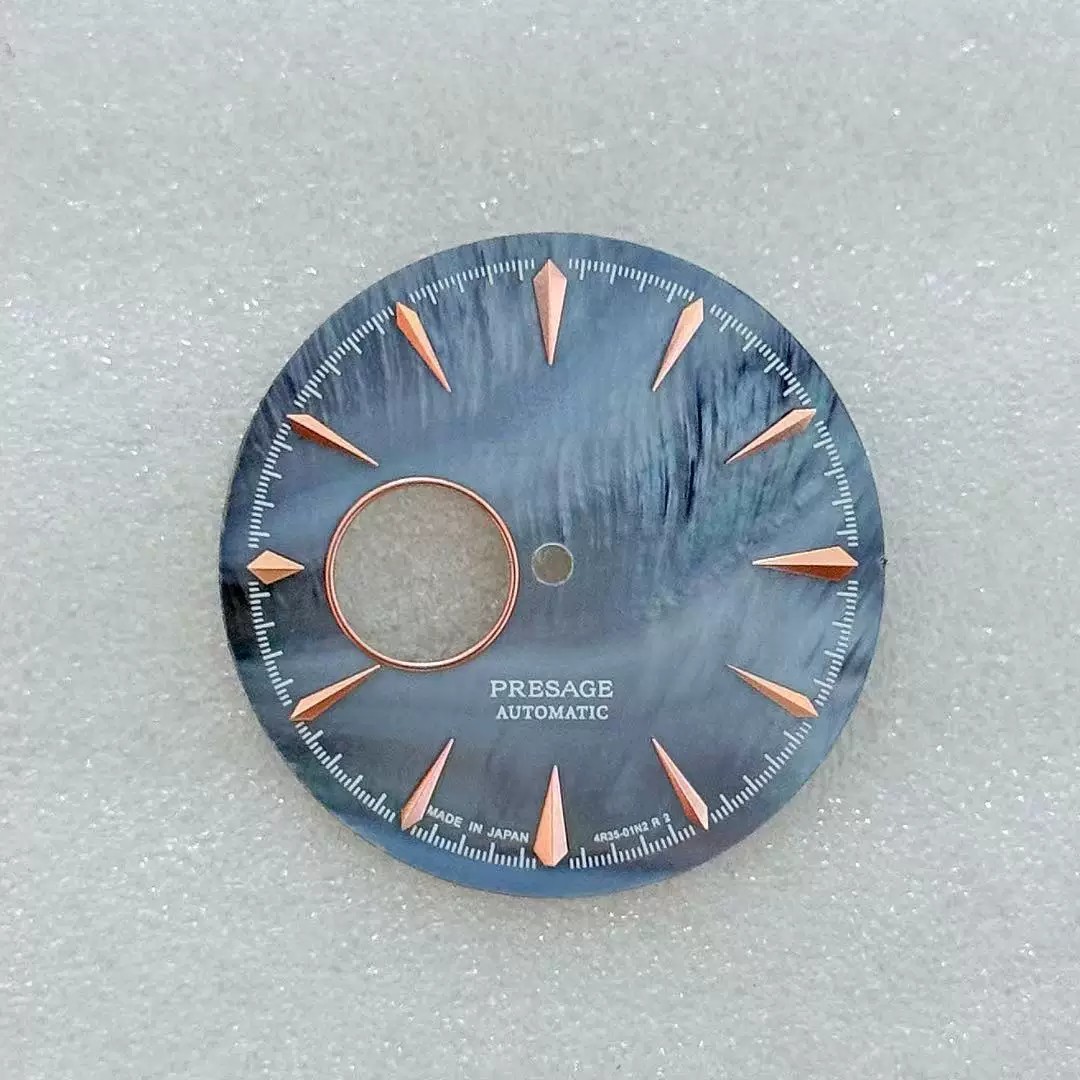 35mm Hollow Out Fritillaria Watch Dial No Lume for Nh38 Nh70/72 Movement Parts