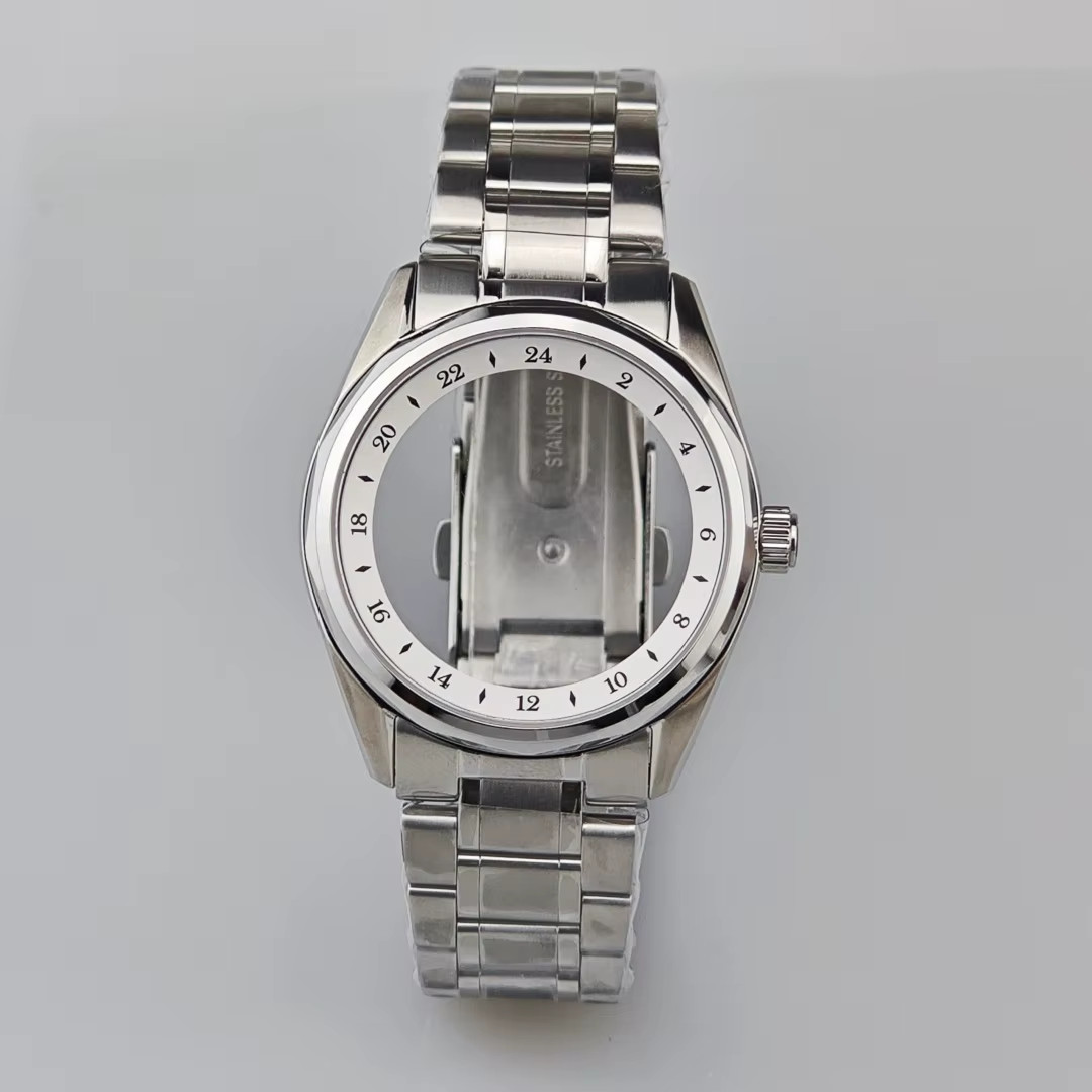 39.5Mm Watch Arabic Bezel Case Fit 28.5Mm Dial for Seiko Grand GMT NH35/36/34/4R