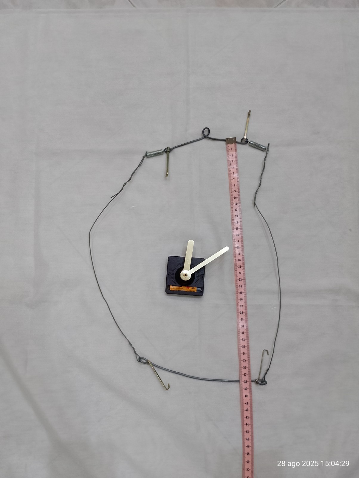 Spare parts spring support mechanism Murano watch 55×55 📩 READ DESCRIPTION