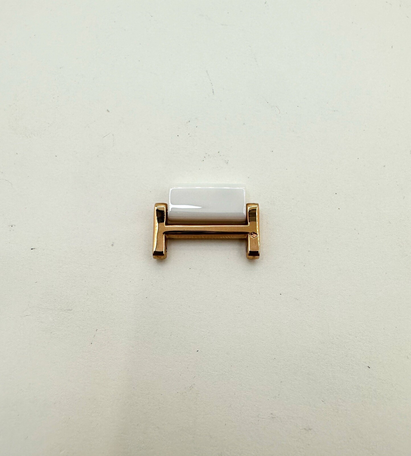 Ceramic And Gold Tone 2 Tone Band Link 20mm