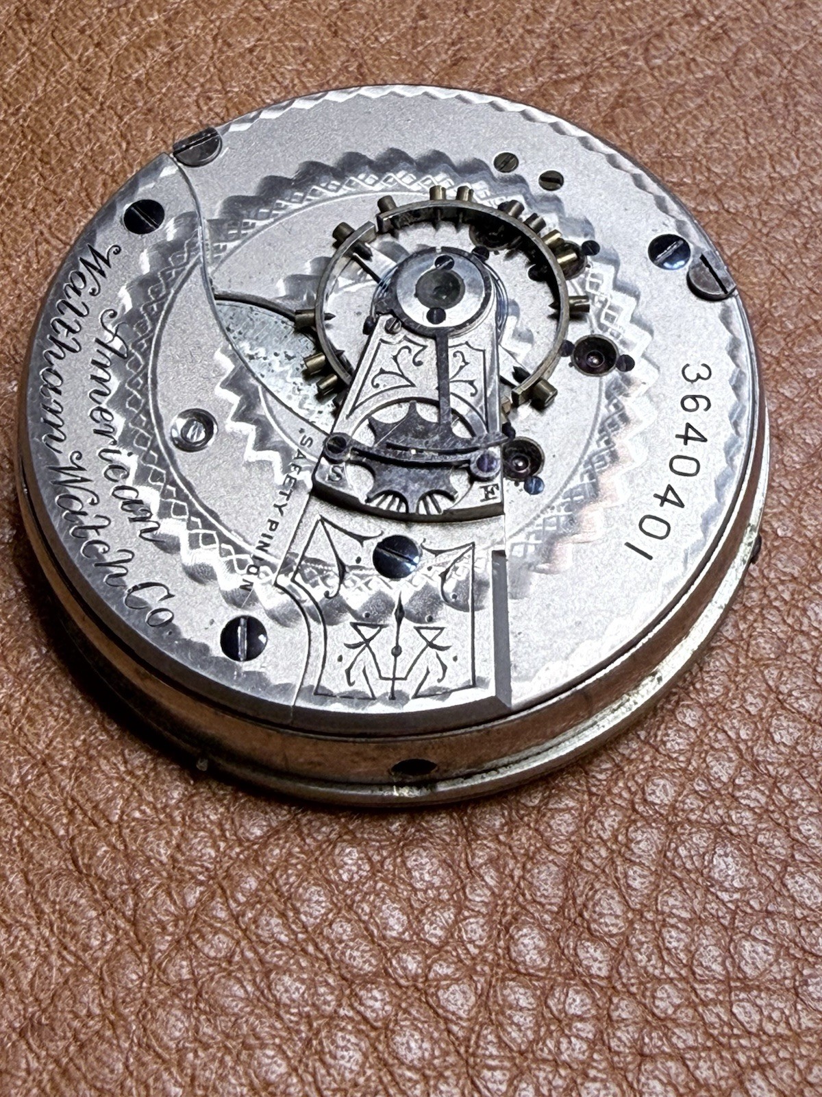 Vintage American Waltham Watch Co. P.S. Bartlett Watch Movement Good Balance