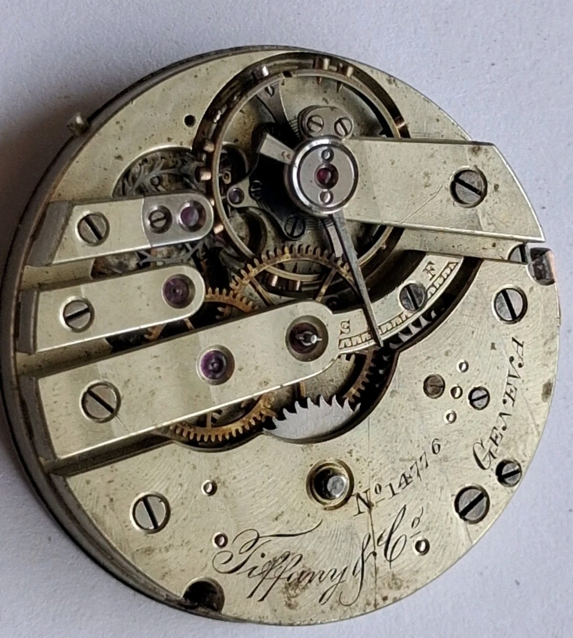 Vintage Tiffany & Co Pocket Watch movement D-27.2 mm