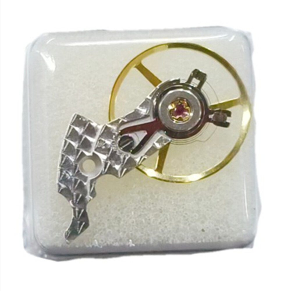 Silver Carved Complete Balance Wheel with Splint for Movement ETA 2824 2834 2836