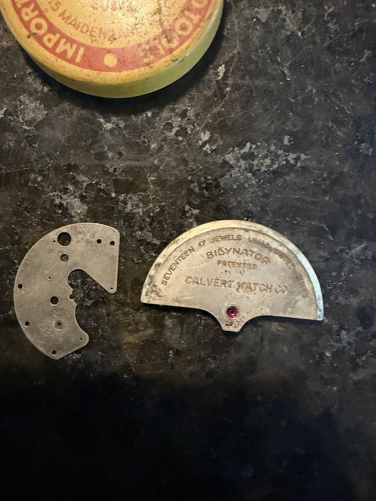 Vintage Watch Parts And Tins Lot