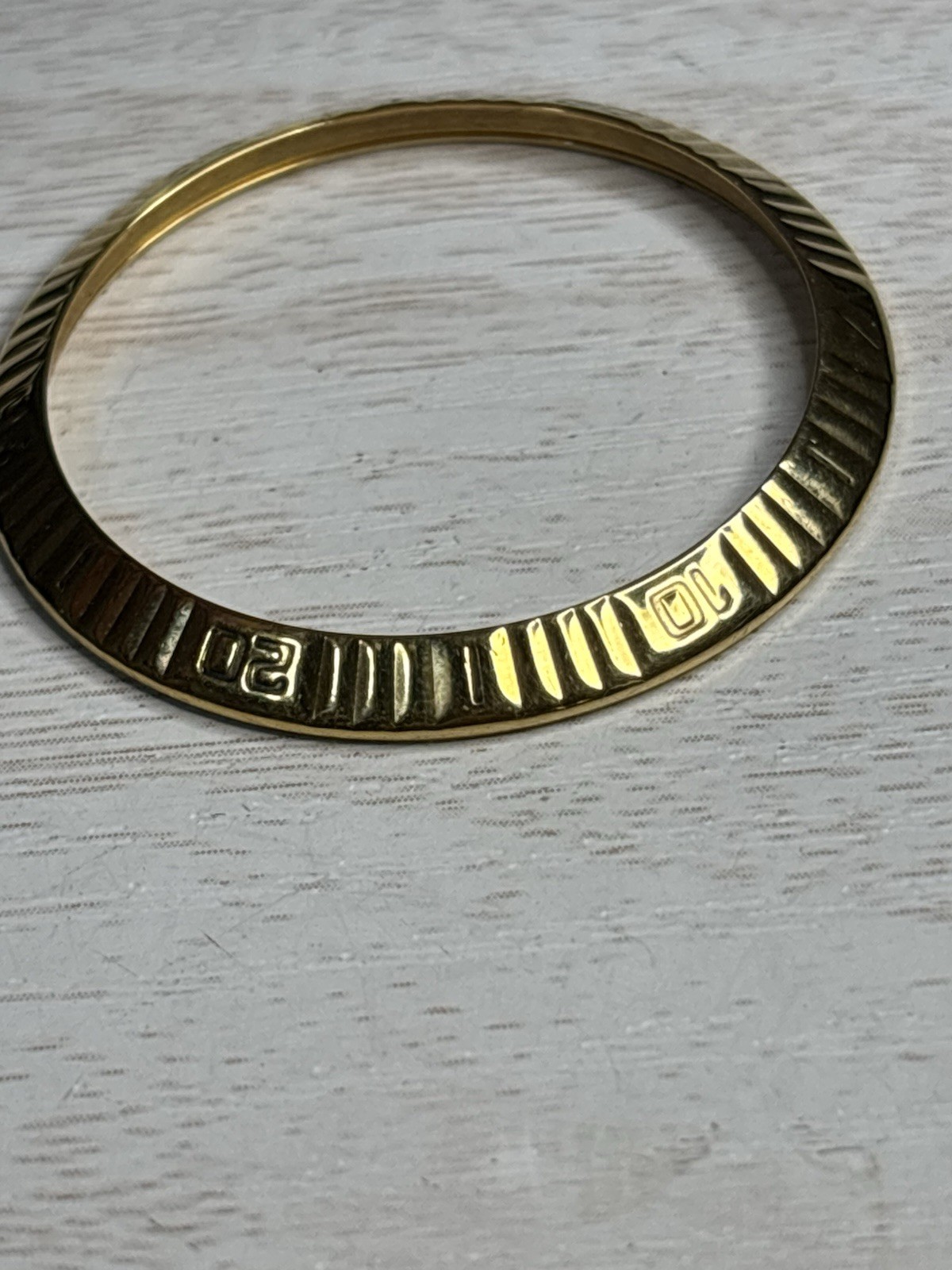 Genuine Rolex 116263 Datejust Turn-O-Graph Bezel, 18K Solid Gold, POLISHED