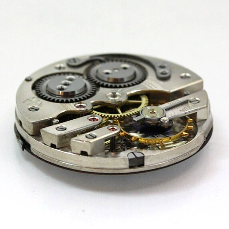 Swiss Rooster Trade Mark Pocket Watch Movement & Enamel Dial ca. 1890’s