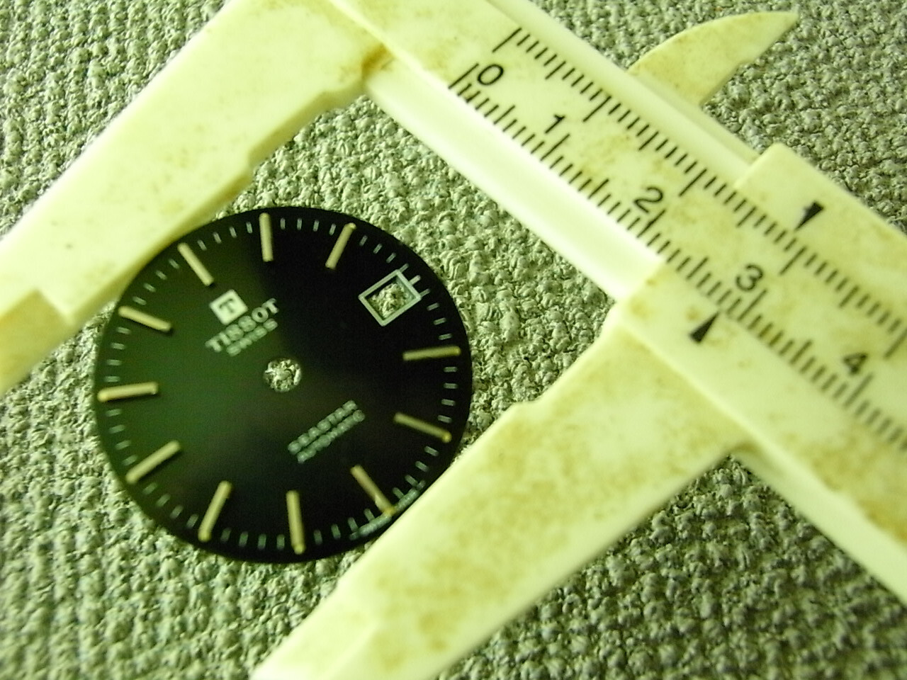 OLD UNUSED TISSOT SEASTAR DARK BLUE AUTOMATIC WATCH DIAL 28.5MM