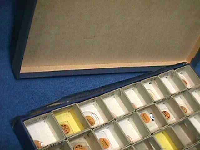 2 WATCH-CRAFT 1948 Boxes CRYSTALS Nos. 1 & 2 C.&E. MARSHALL CO. (boxes 6×2)