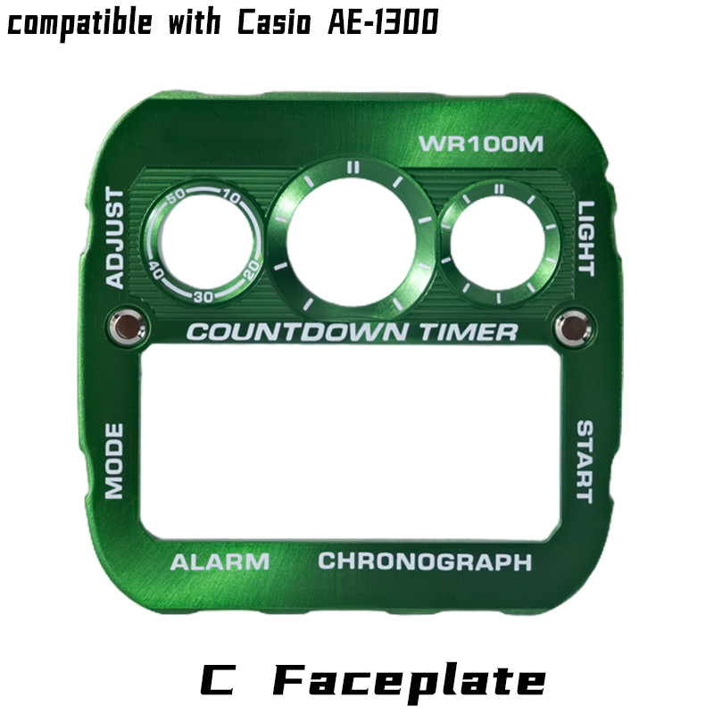 For Casio AE-1300 Faceplate Metal High Quality Sunray Real Scale Watch Dials