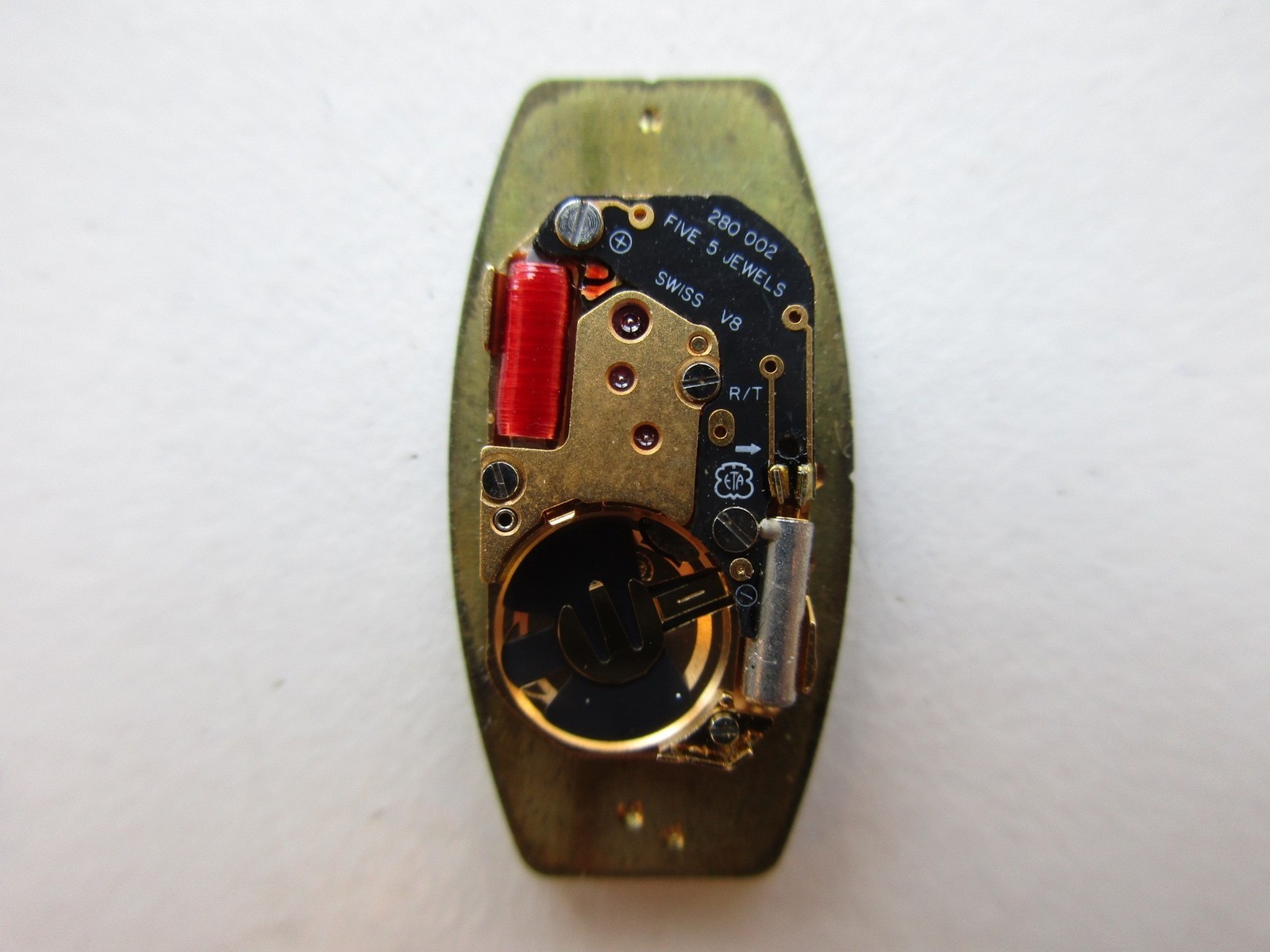ETA cal. 280.002 Swiss quartz watch movement & dial – running