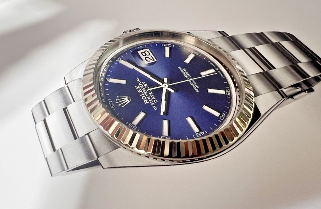Rolex BEZEL 18K WHITE GOLD DATEJUST 41 MM REF 126334 AUTHENTIC SWISS MADE