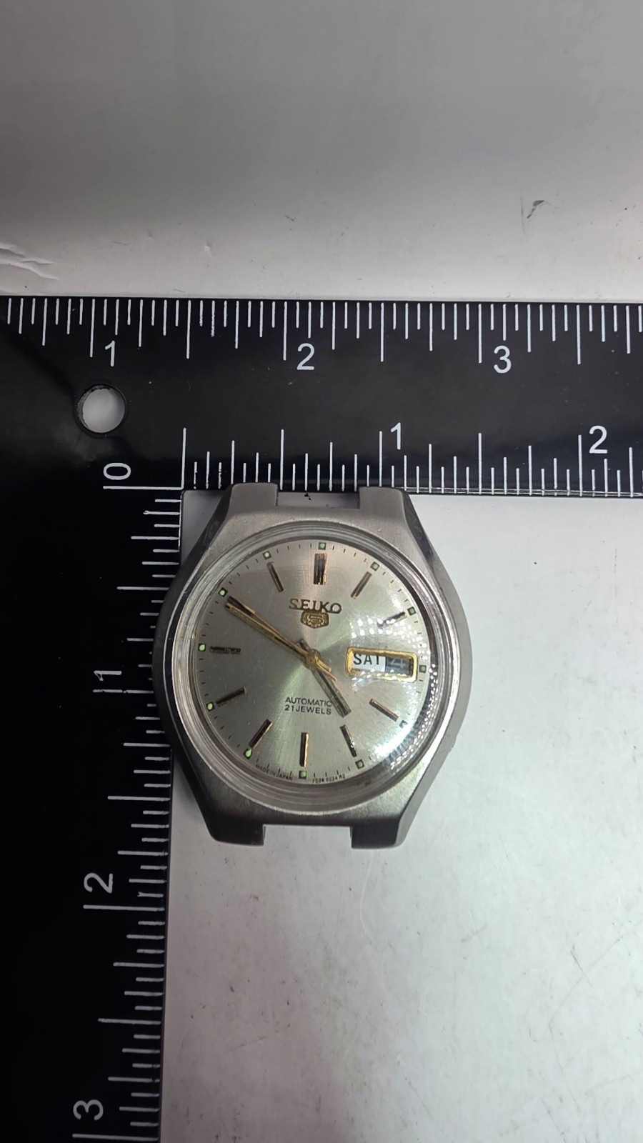 (6)Seiko 6119c movement & Cases. Most Run & Serviced In Good Condition Watch Lot