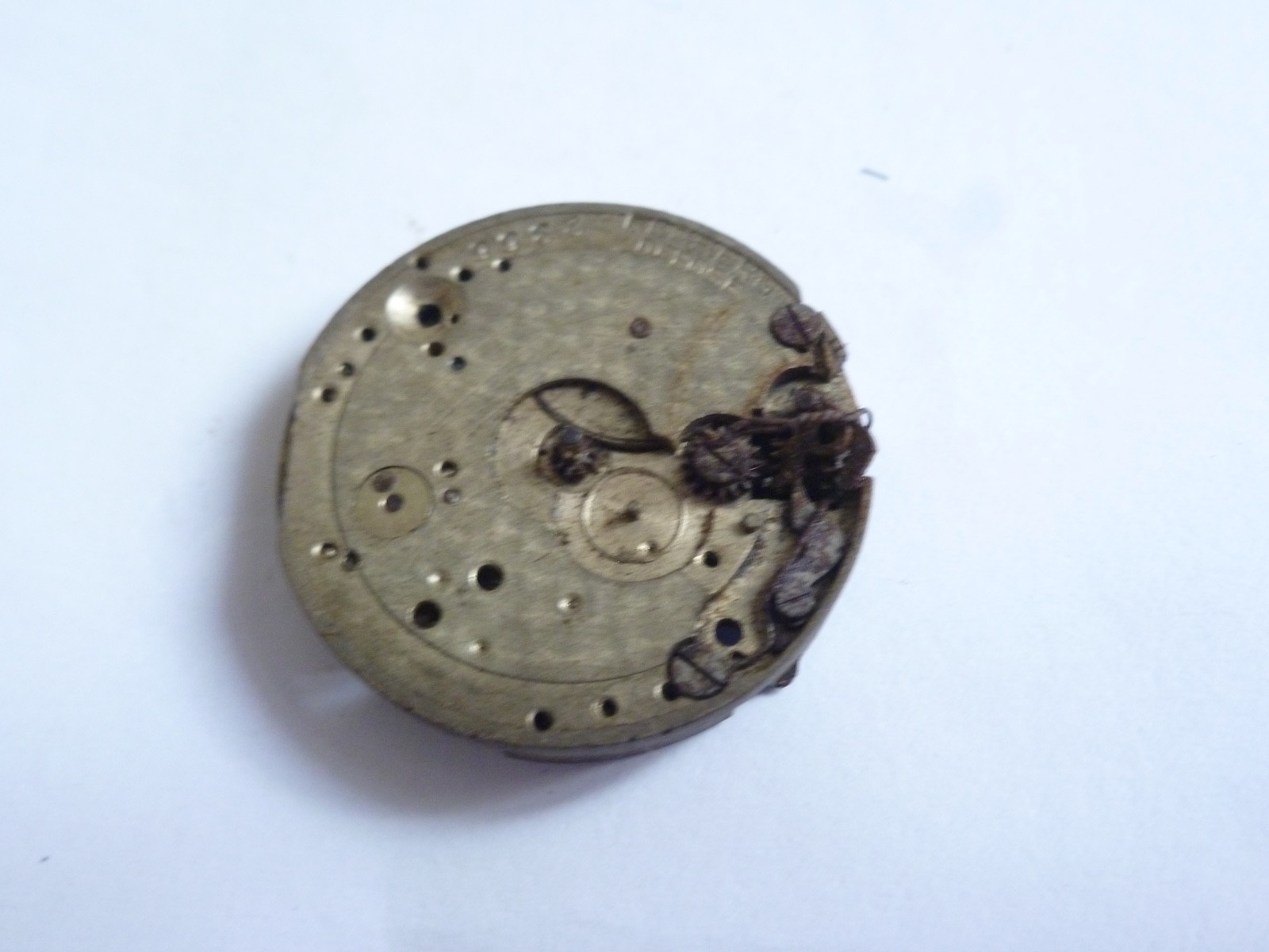 23mm Rolex Patent Manual Wind Movement PARTS defect not work balance missed