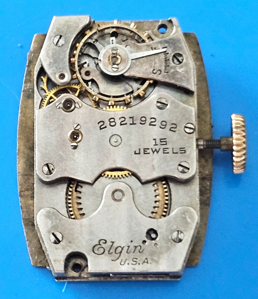 ELGIN 482 16/0s 15J Watch Movement (REMOVED FROM GOLD CASE/BALANCE RUNS) lot36