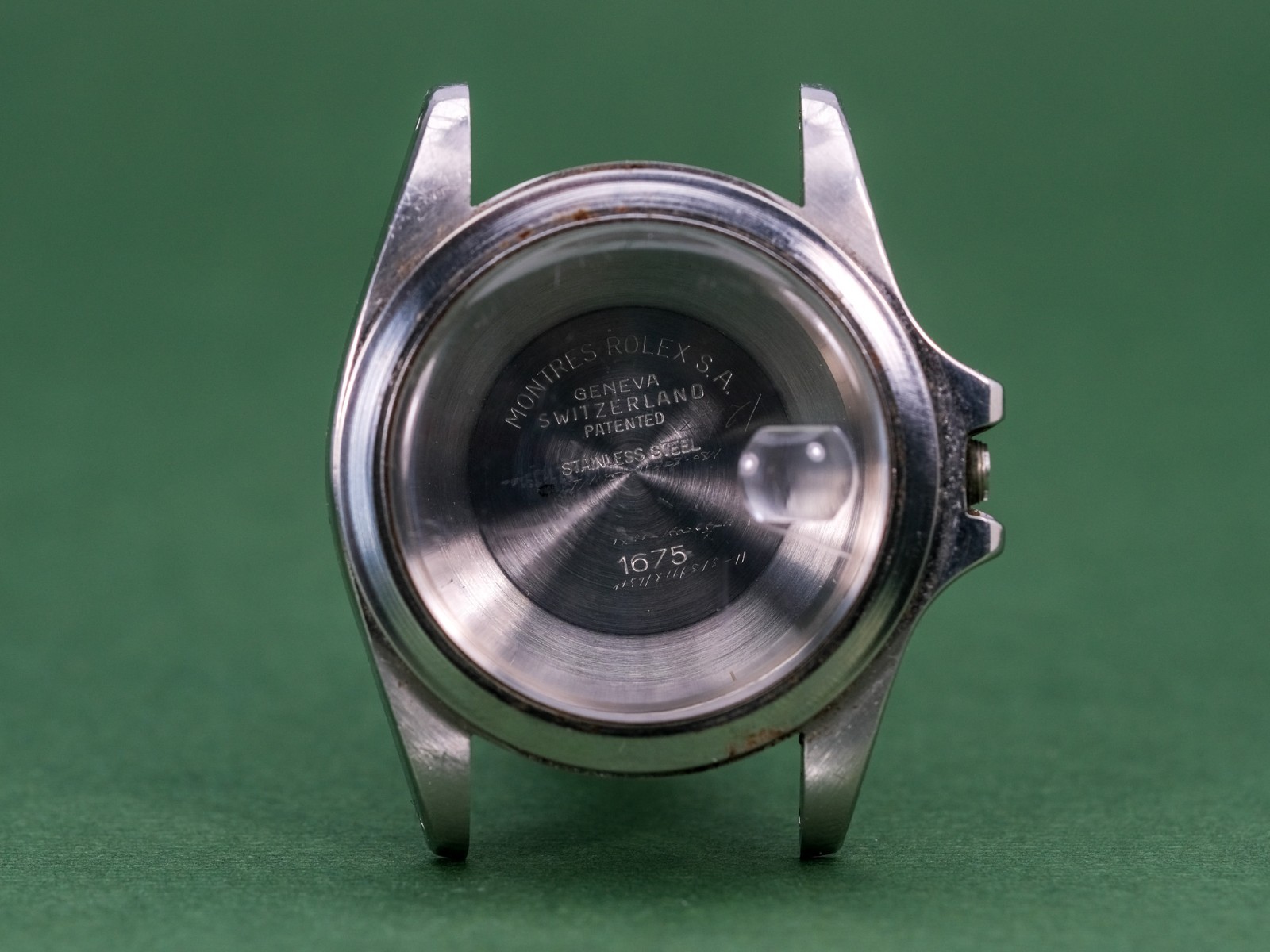 Authentic 1978 Rolex 1675 GMT-Master Mk3 Radial Case
