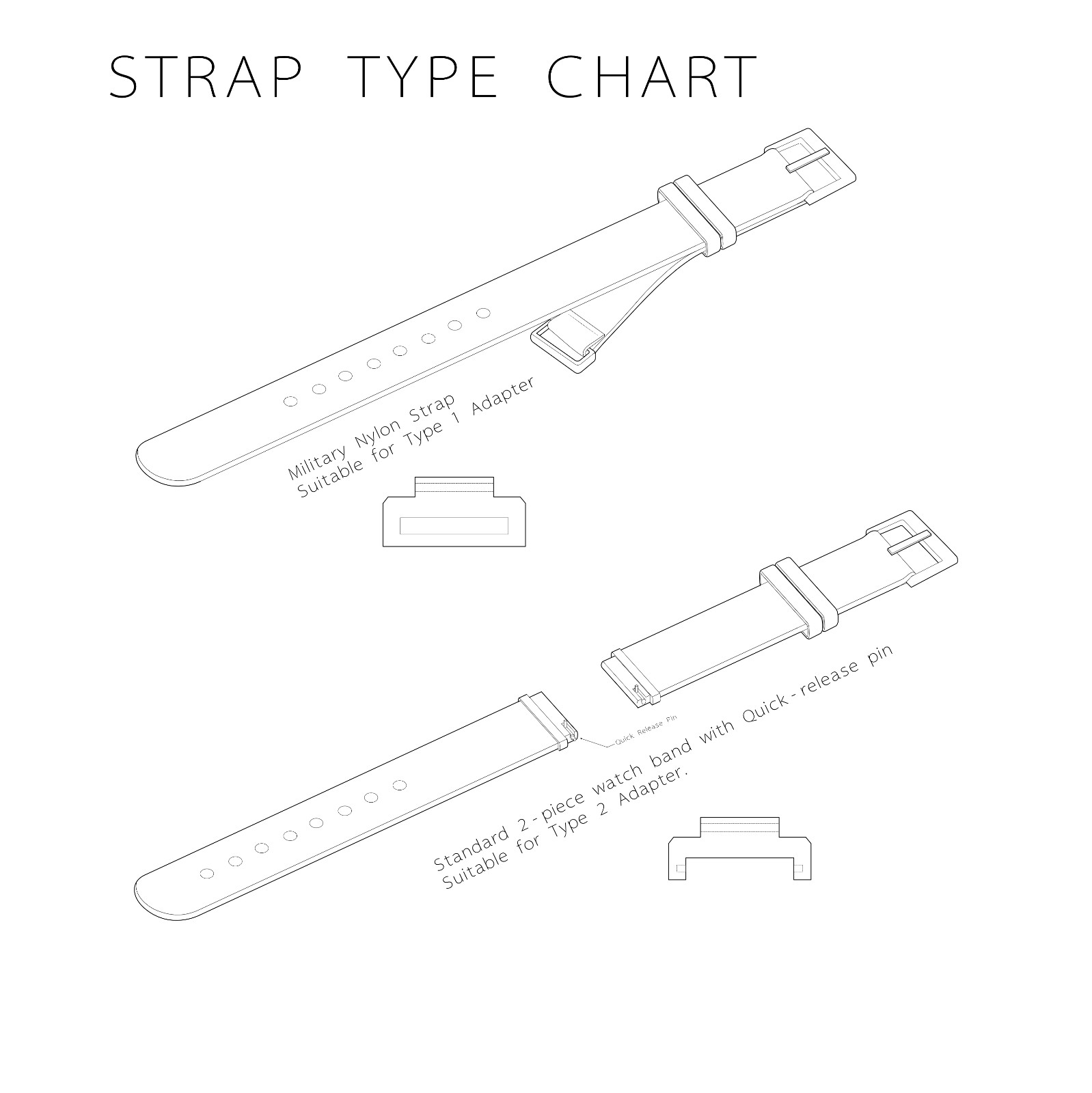 Custom Watch Strap Adapter – Compatible with G-SHOCK GST-S100, GST-W300