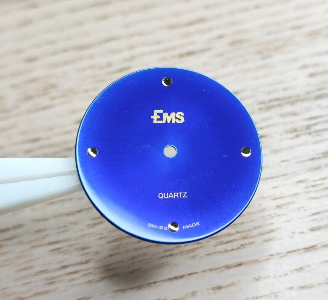 Watch Dial blue EMS 27.5mm Round 762 x5 dials per buy