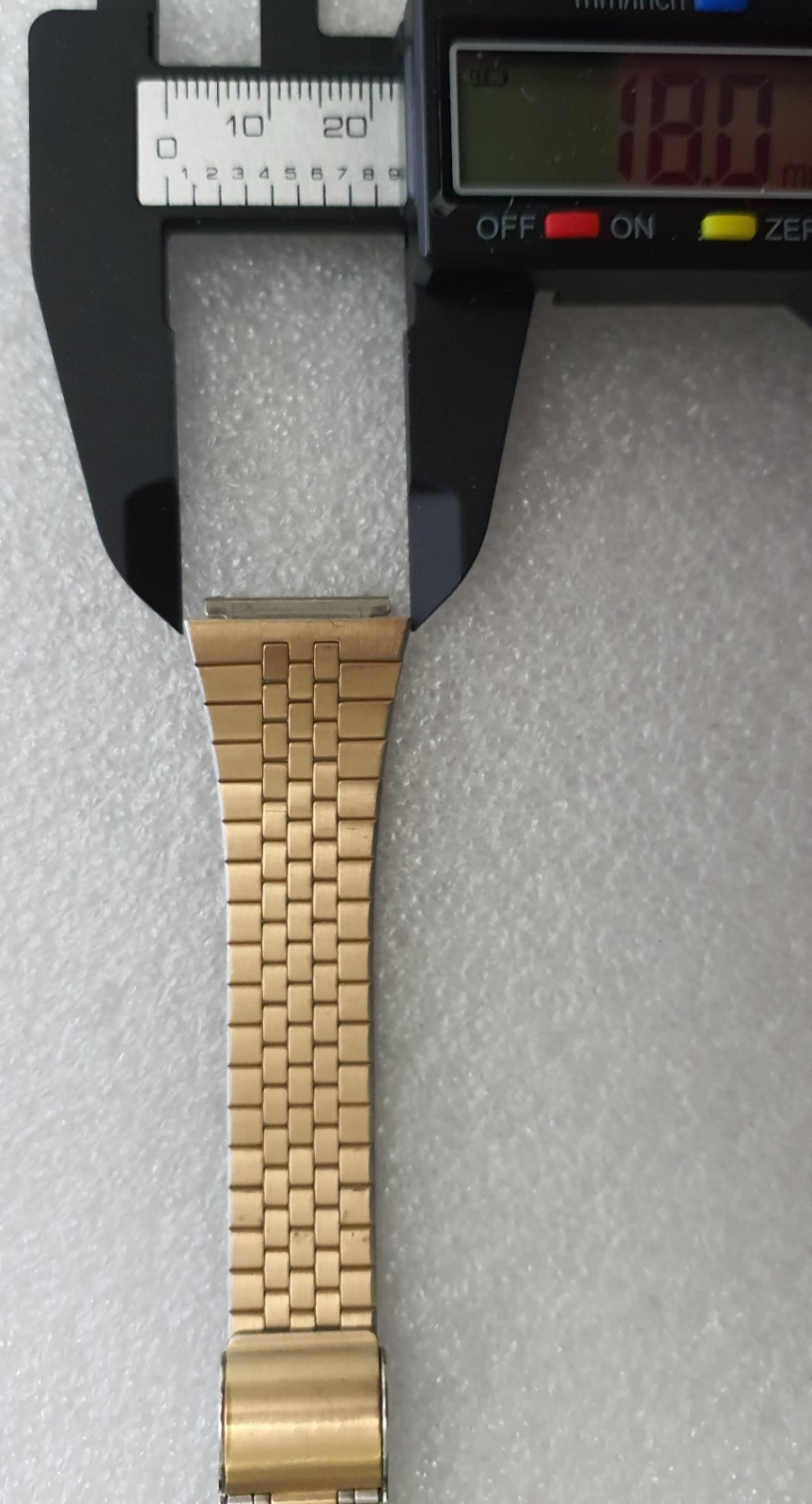 Seiko B386 Gold 12K GF Tops On Stainless Steel Strap Bracelet 18/14mm Authentic