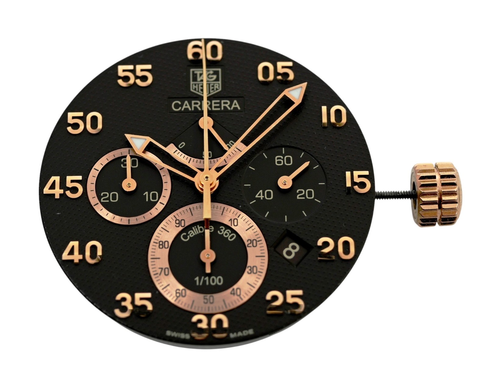 Tag Heuer Carrera Caliber 360 Swiss Chronometer Watch Movement CV5041- Working!
