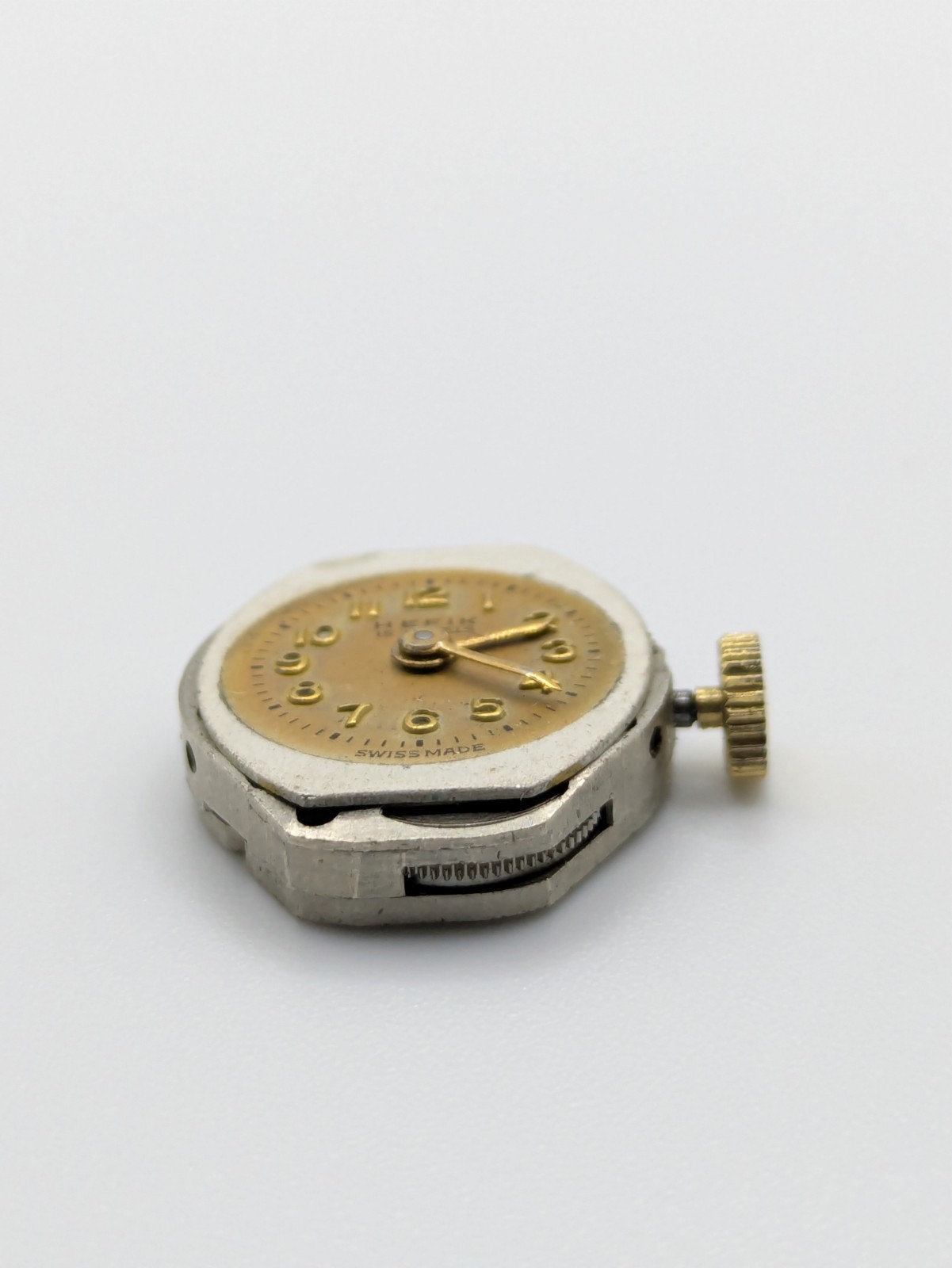 FHF 60 HEFIK Speedwell Manual Wind Watch Movement Swiss Made 15 Jewels Untested