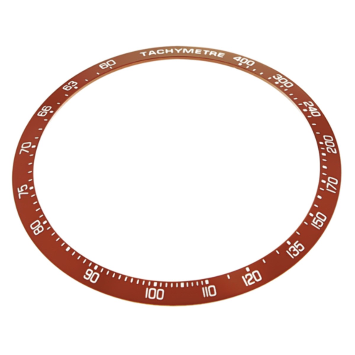 Red Replacement Bezel Insert 40.90mm x 35.30mm For Tag Heuer Carrera
