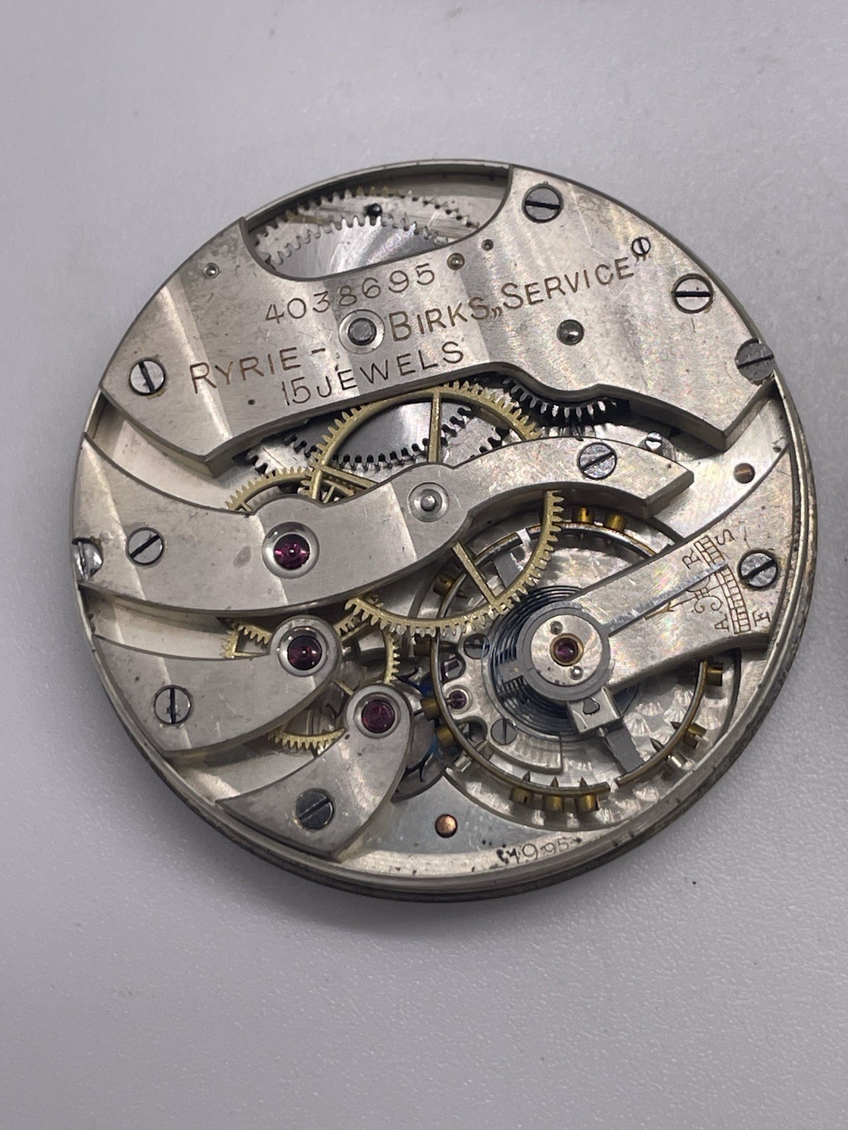 Lot of Pocket Watch Movements Rockford, South Bend & More Parts Lot.