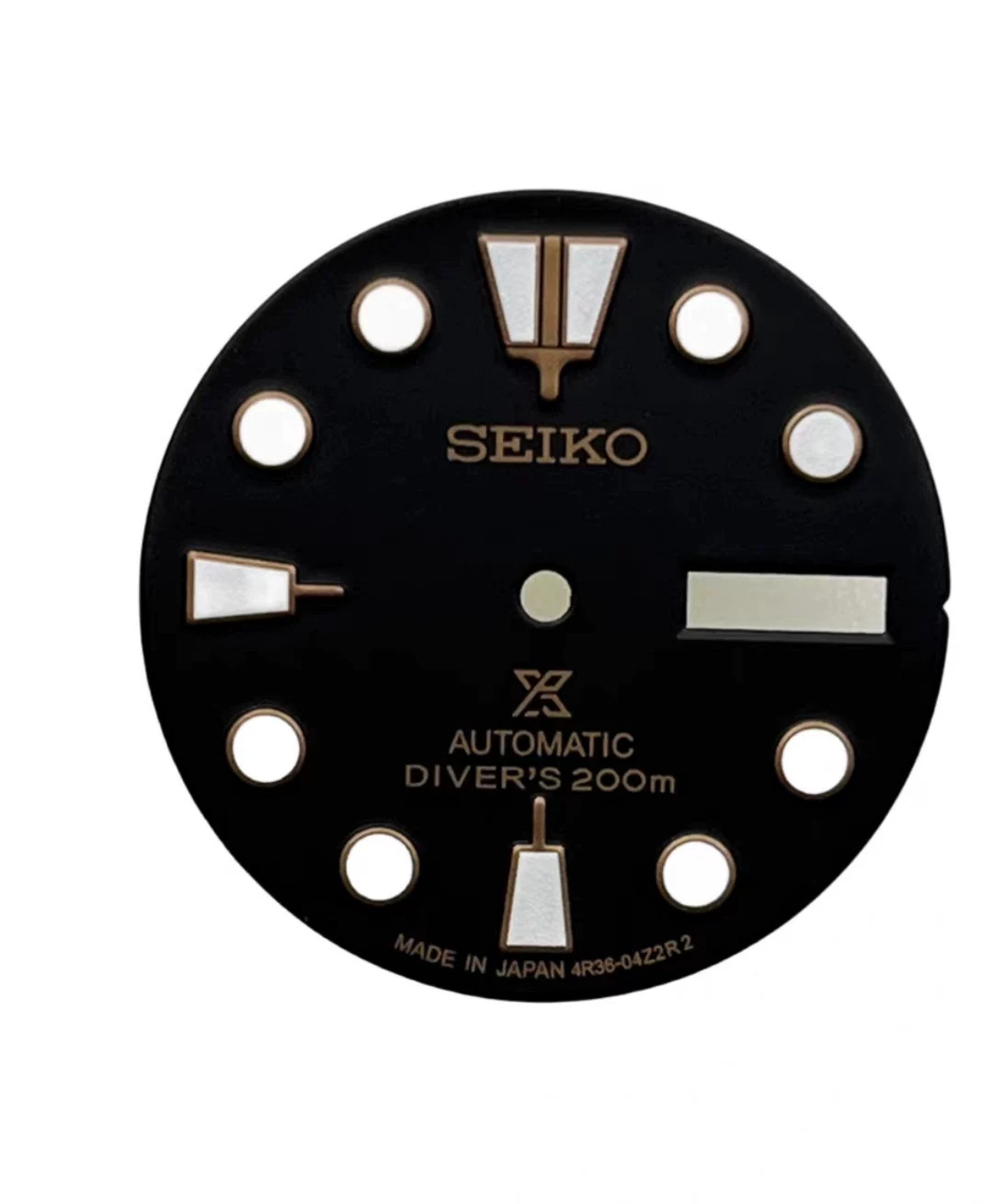 28.5mm Retro Watch Dial Green Luminous Double Calendar for Nh36 Nh35 Movement