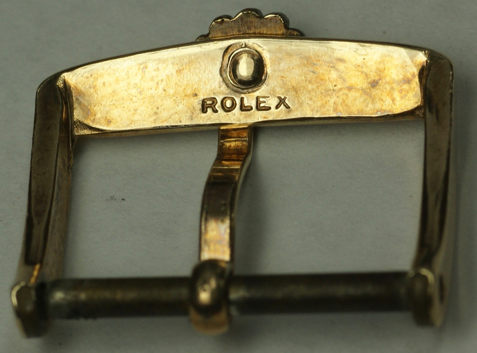 ROLEX ORIGINAL 1960’s Vintage 16/18mm Buckle Tang Gold Plated Strap End Part