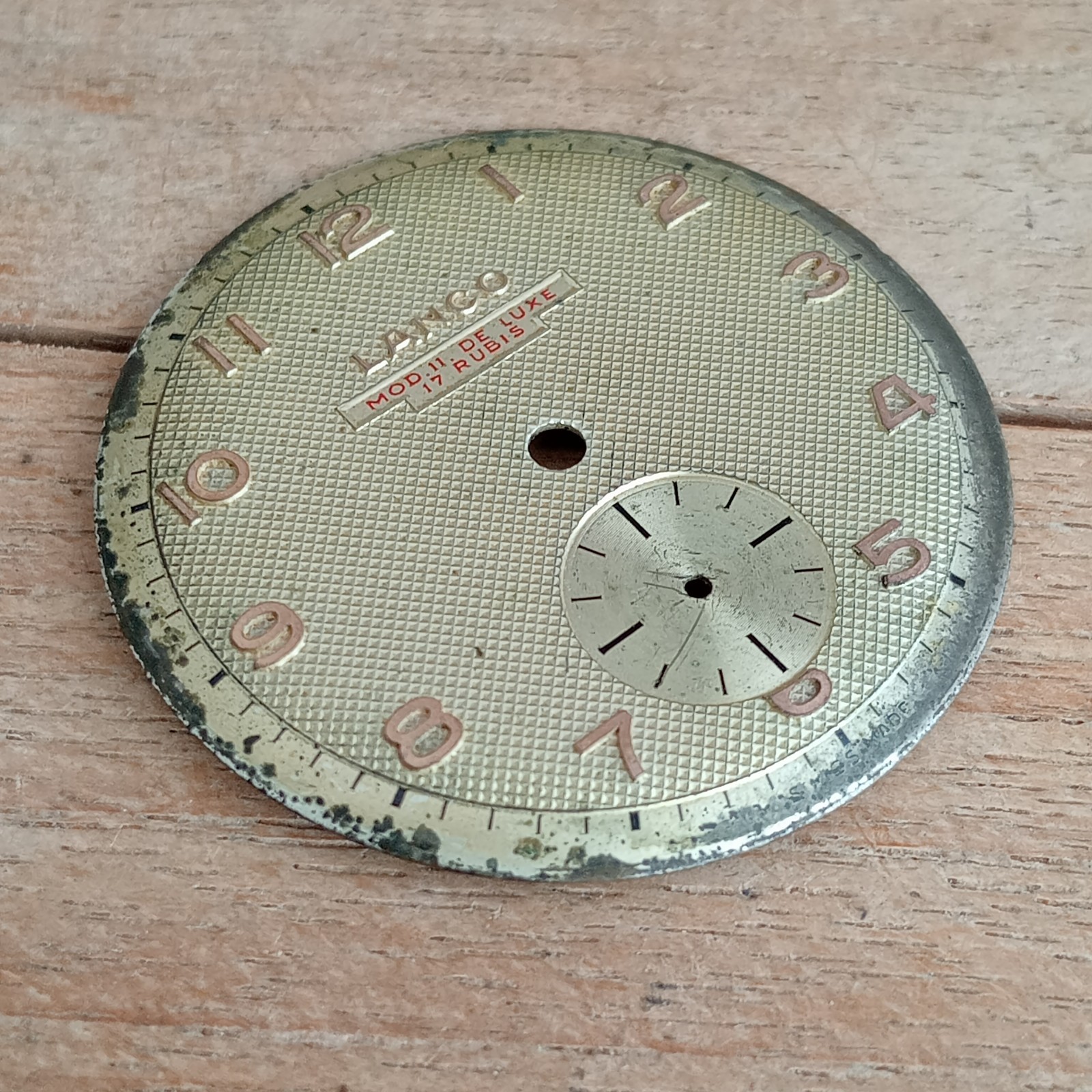 Lanco MOD. 11 LUXURY, Original Dial Ø 32.9mm Vintage USED Rare
