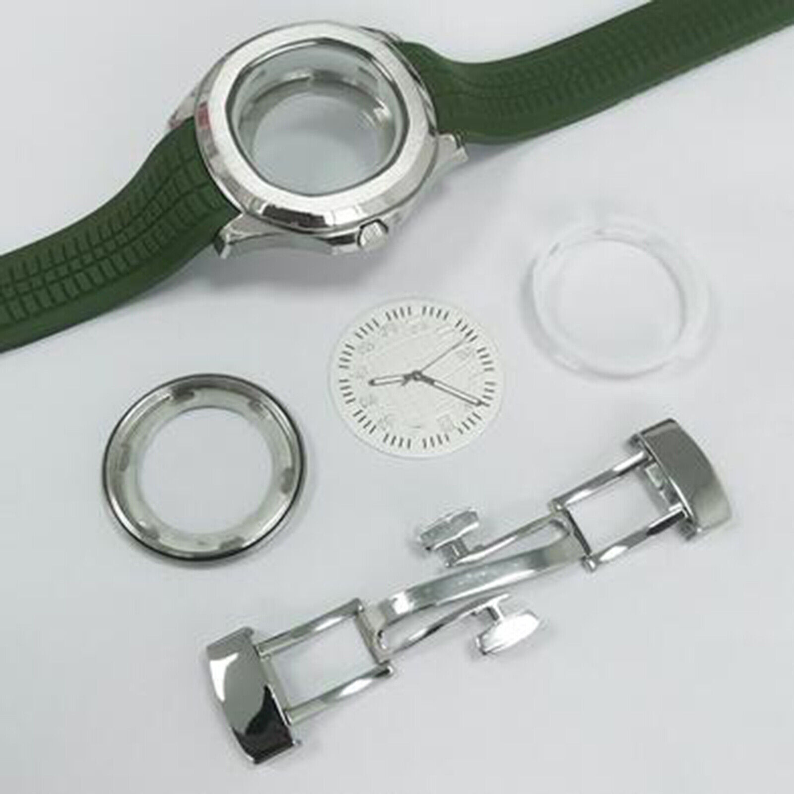 Watch Case Dial Hands Strap Accessories for NH35/36/4R/7S Movement