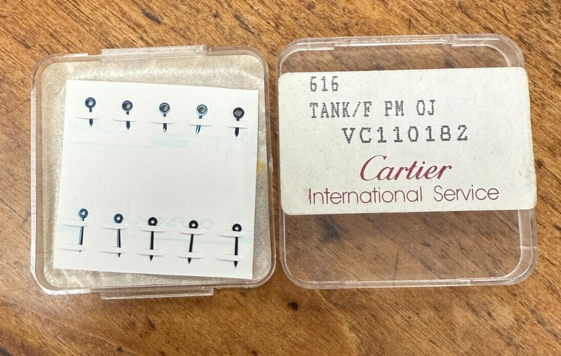 Genuine New Cartier Tank/F PM OJ Blue Hour & Min Hands Part# VC110182