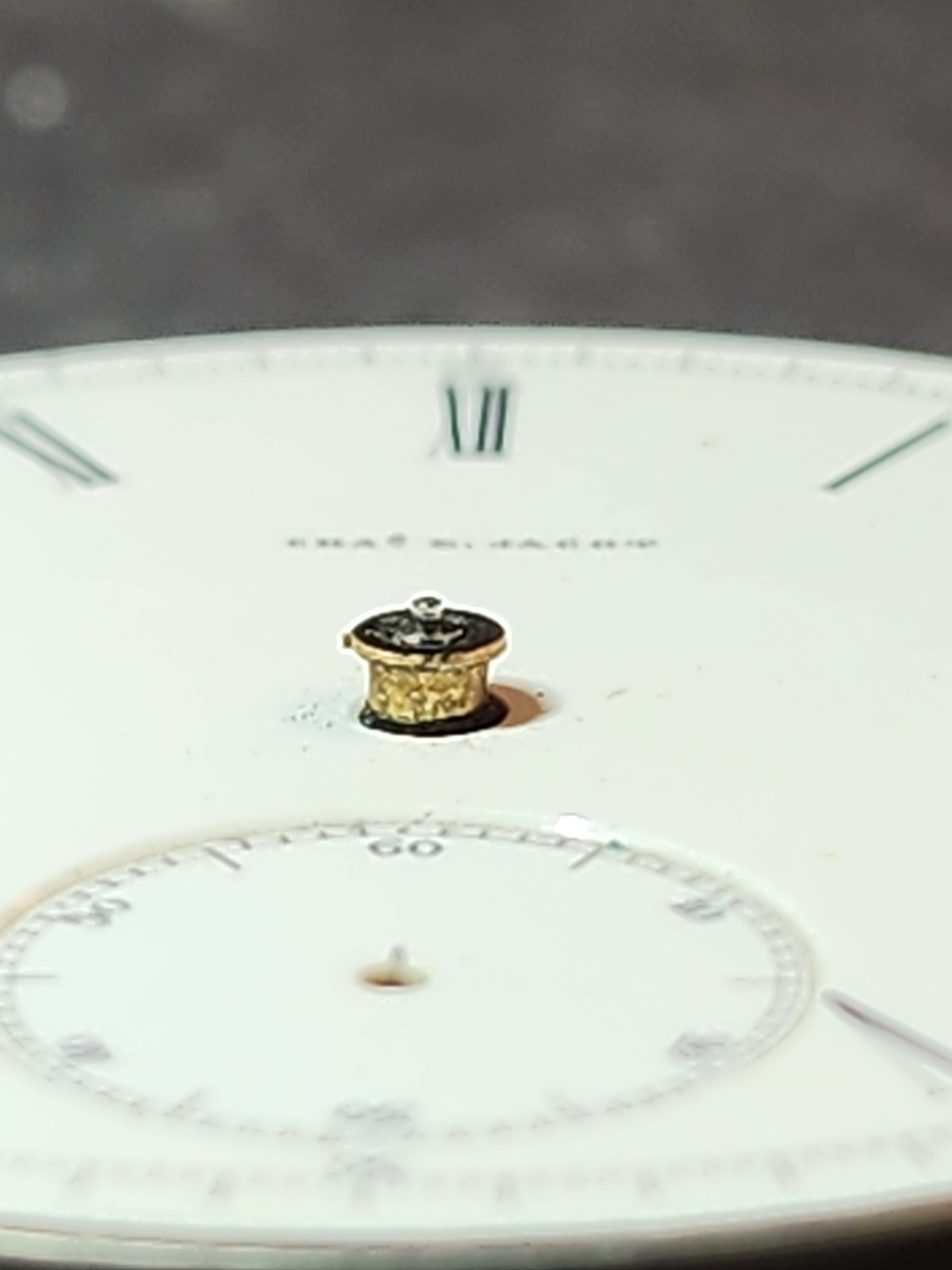 Civil War Era A. Saltzman Jacot & Co Pocket Watch Movement 39mm Nickel Duplex