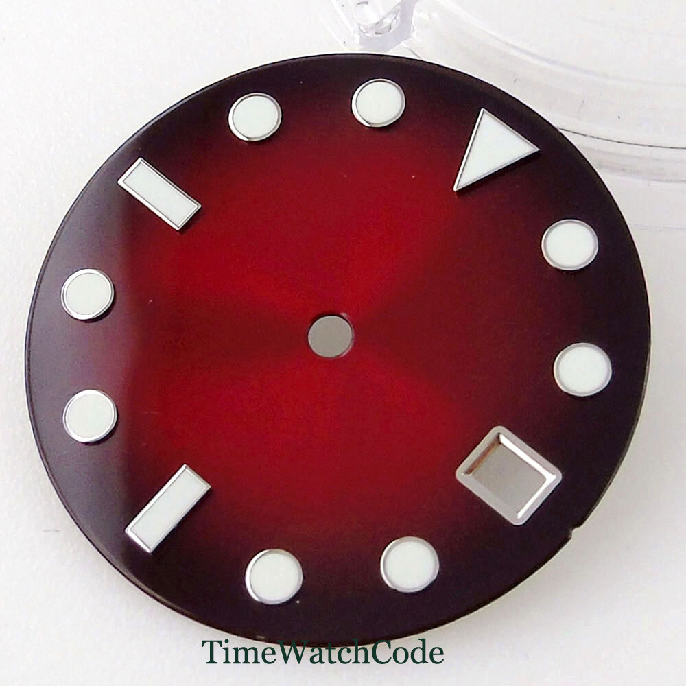 Sunburst Watch Dial Face Watch Accessories for NH35 NH36 NH38 Automatic Movement