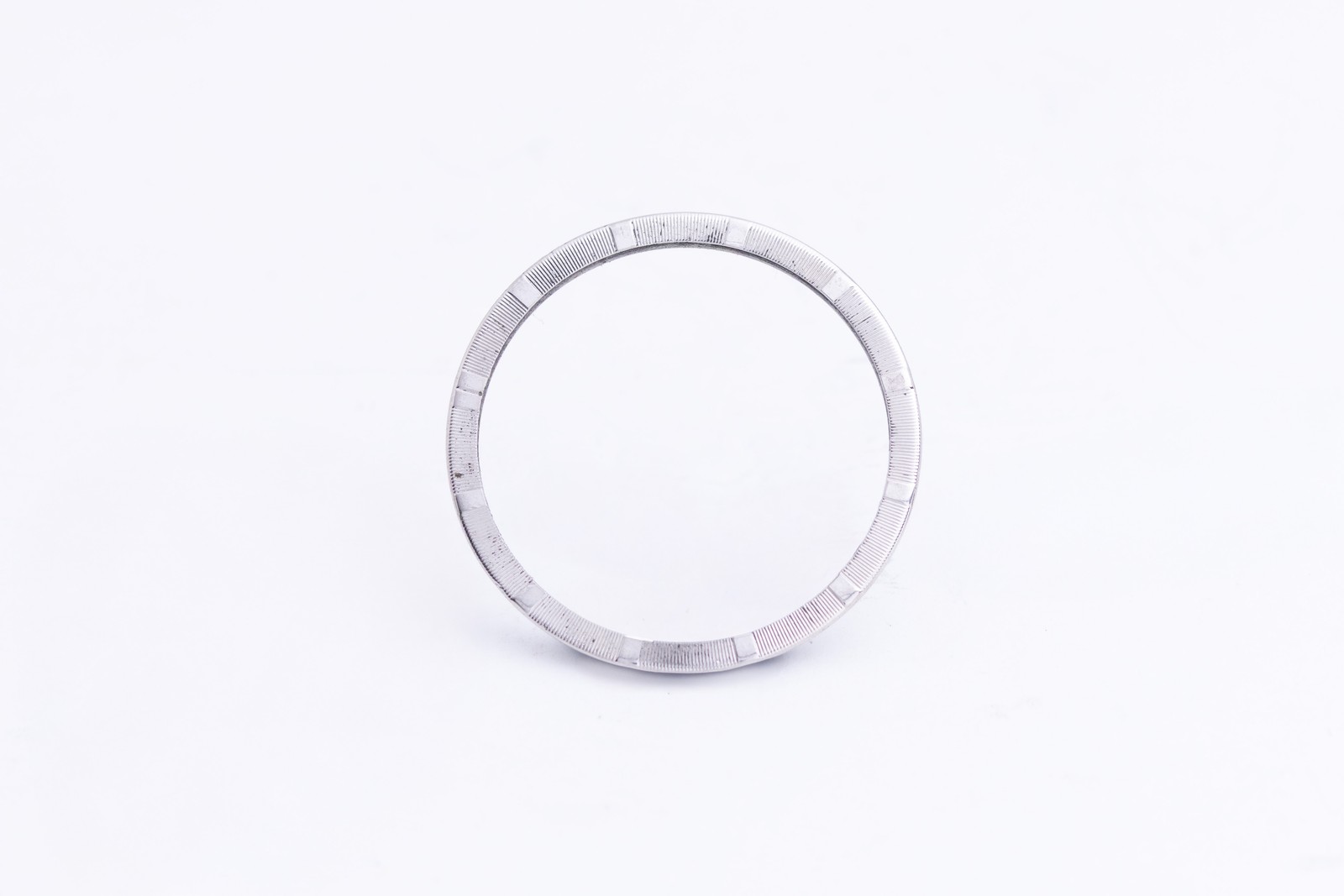 Rolex Steel Date Engine Turned Bezel for model 15210 FCD26722