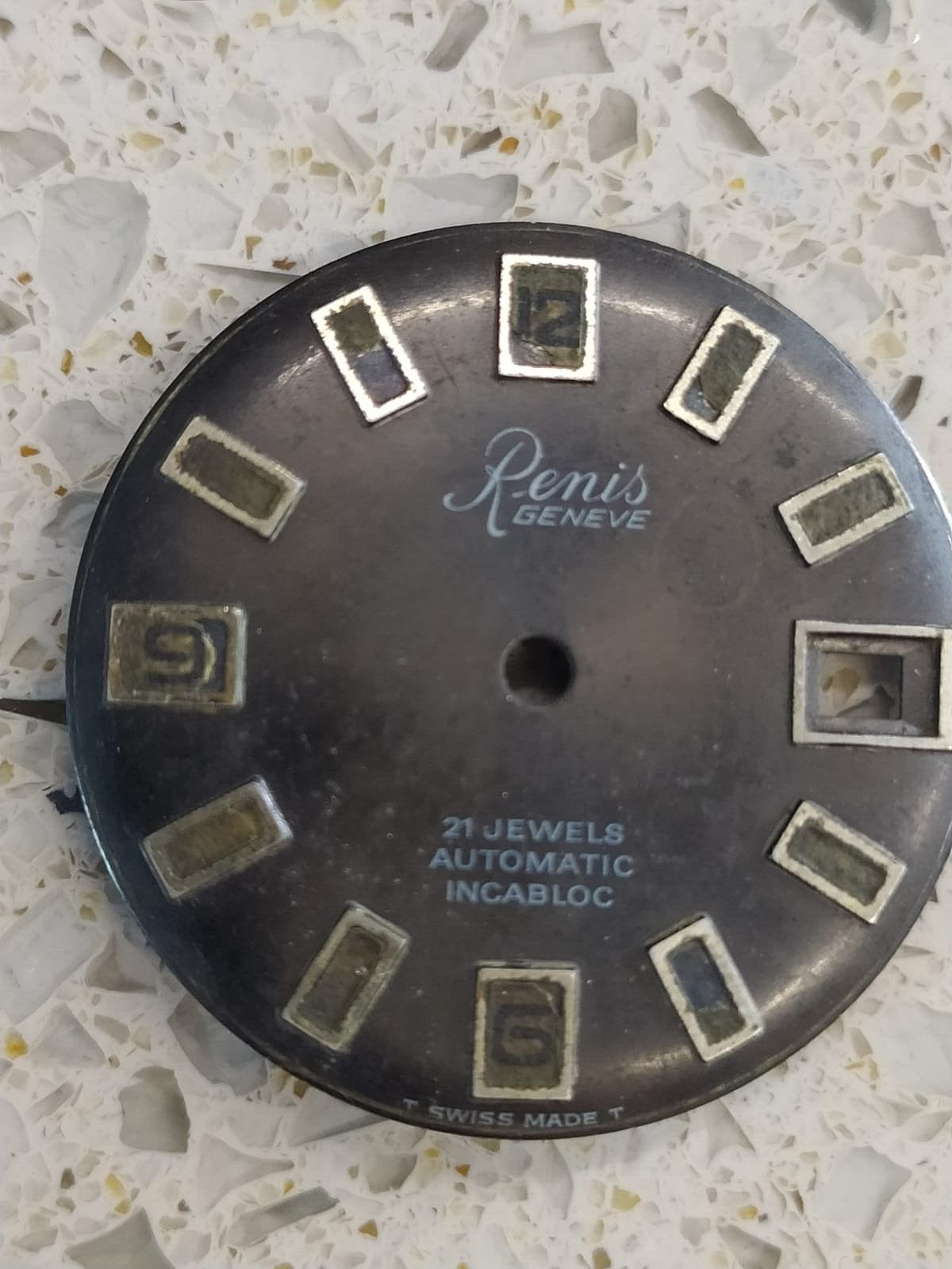 Original Renis Divers Automatic Black Dial 27.50mm Swiss