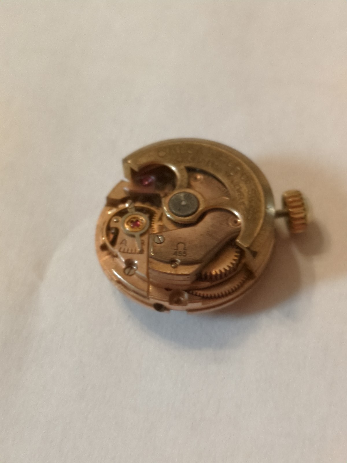OMEGA AUTOMATIC MOVEMENT CAL 455 FOR OMEGA LADYMATIC WATCH 17 JEWELS- WORKING