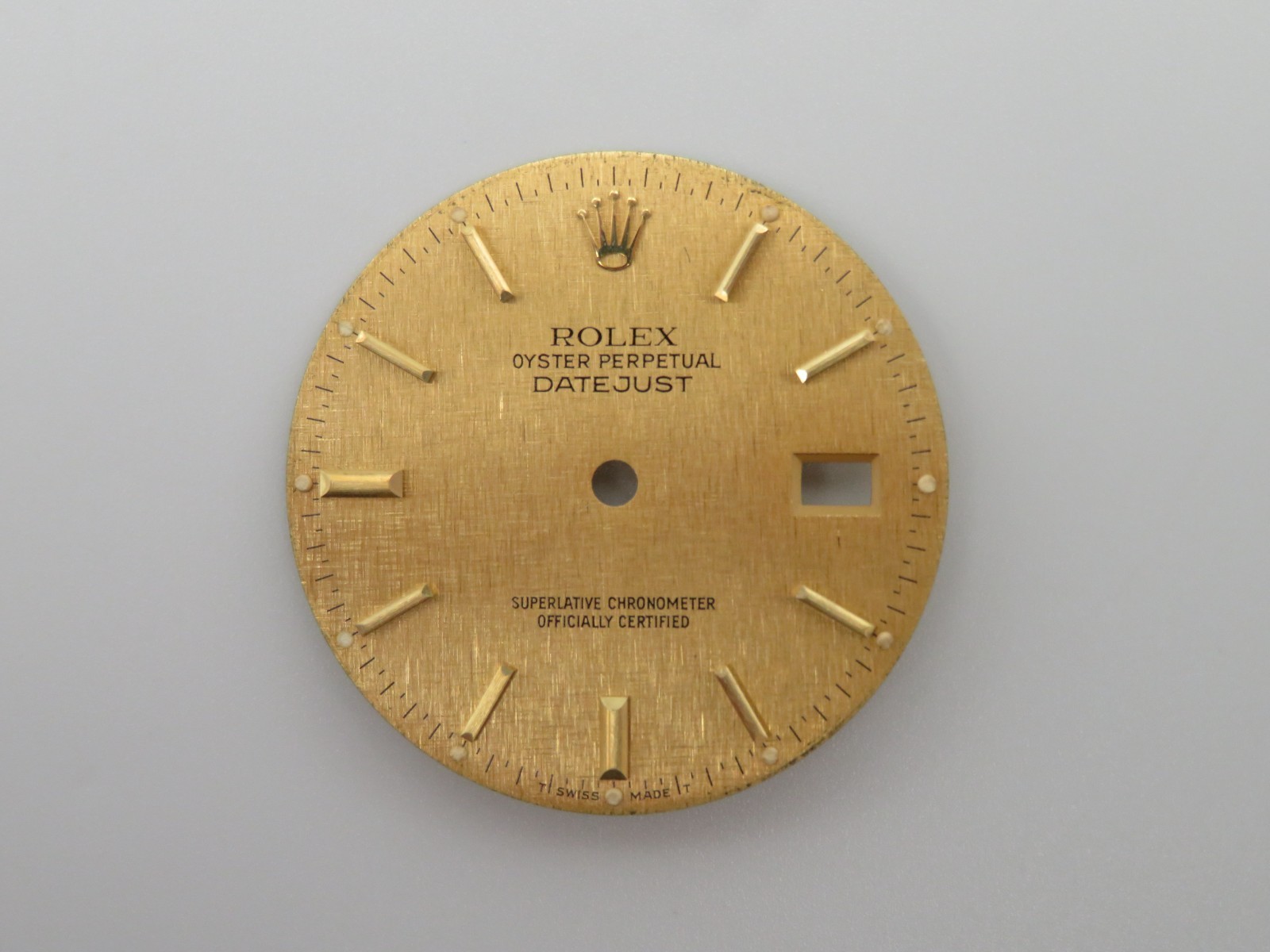 Genuine Rolex Datejust 36mm Linen Dial for 16013, 16203, 16233 Cal. 3035 & 3135