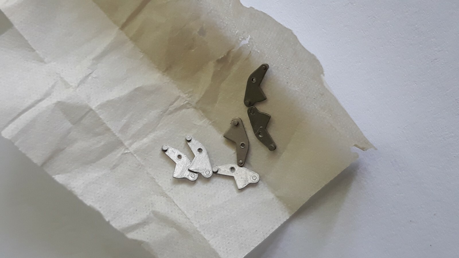 VINTAGE Lot NOS Original Molnija Setting lever 6pcs. USSR made watch parts