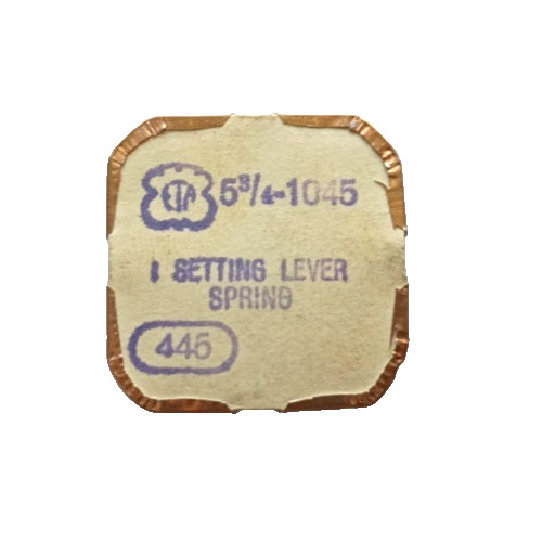 ETA 1045 Setting Lever Spring Set Bridge watch part #445/187 “SEE INTERCHANGE”