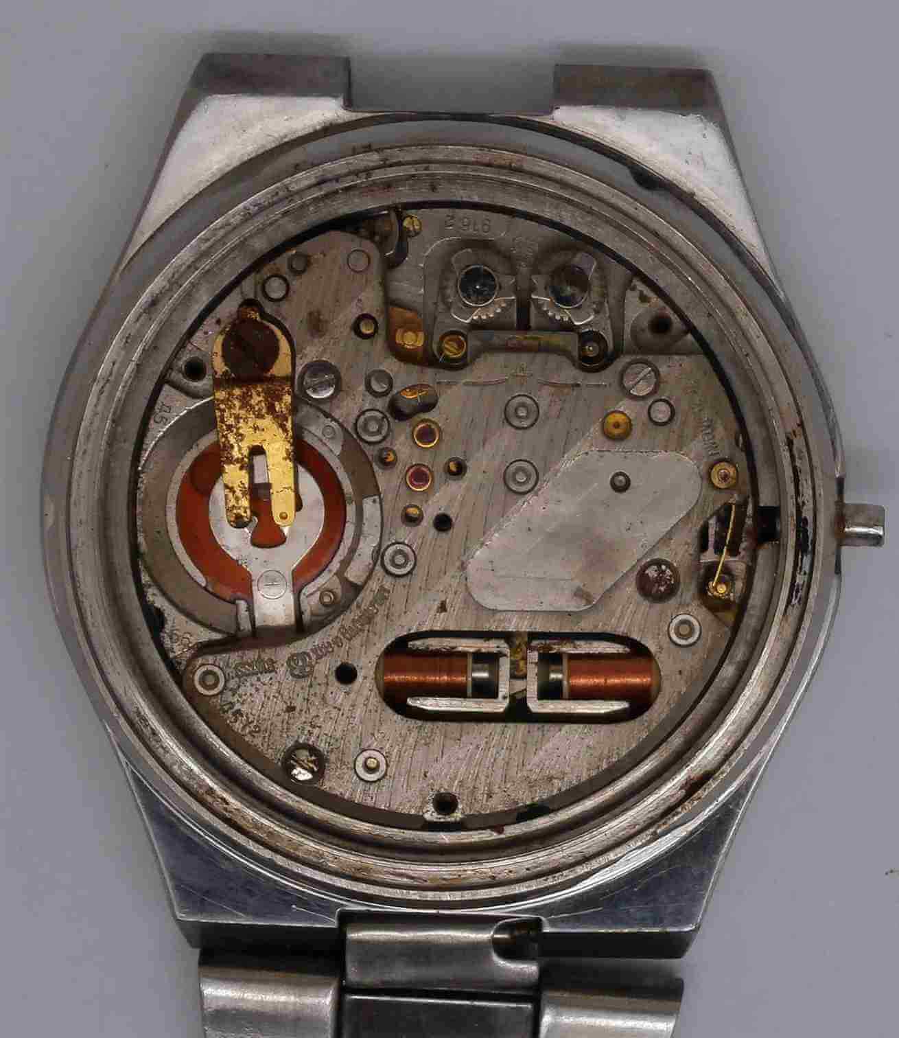 VTG TITUS Tuning Fork Steel Wristwatch. Ref: 9308. Cal: 9162. For Repairs