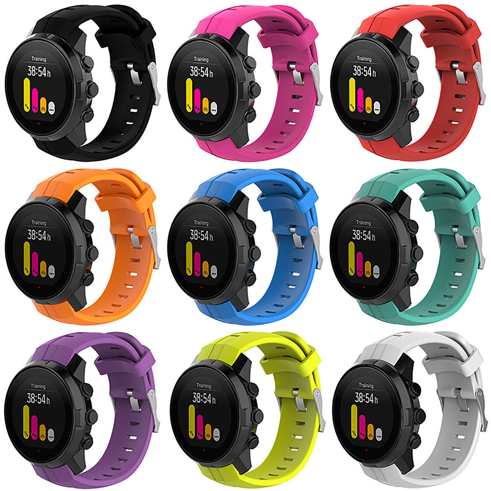 Silicone Wristwatch Band For SUUNTO AMBIT3 VERTICAL/Spartan SPORT Smart Watch