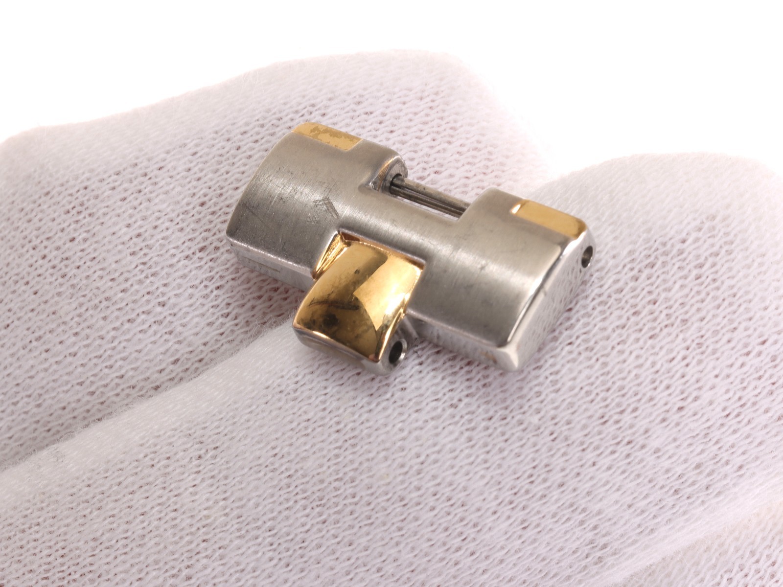 SEIKO Bracelet LINK for “7T32-6M79” Men’s Watch with “48Z5-B” Band Silver/Gold