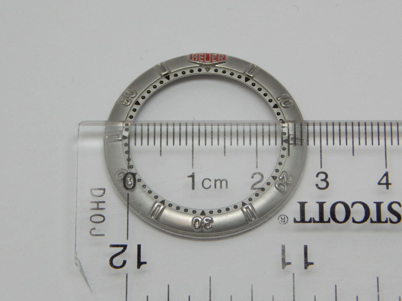 TAG HEUER Professional 4000 Series Watch Bezel & Retaining Spring 32.28mm 23.8mm