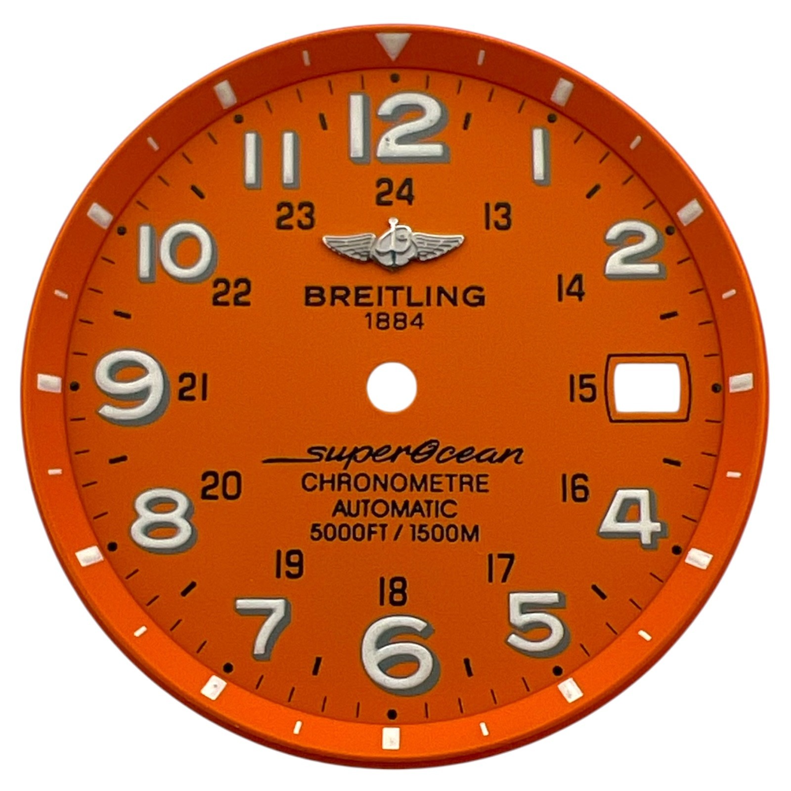 Genuine Breitling Superocean 42mm Arabic Dial Orange A17360