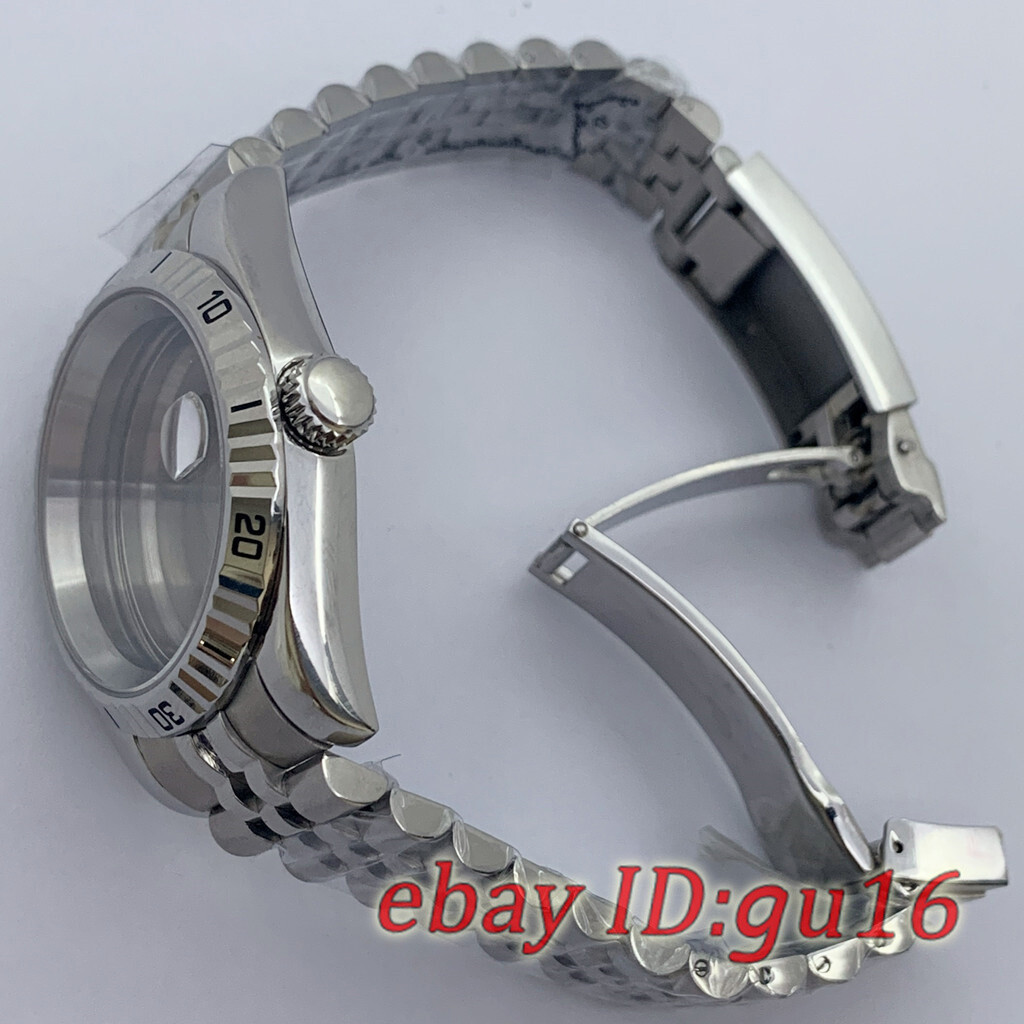 40mm Sapphire Watch Case strap With Number Fit NH34 NH35 NH36 ETA2824 PT5000