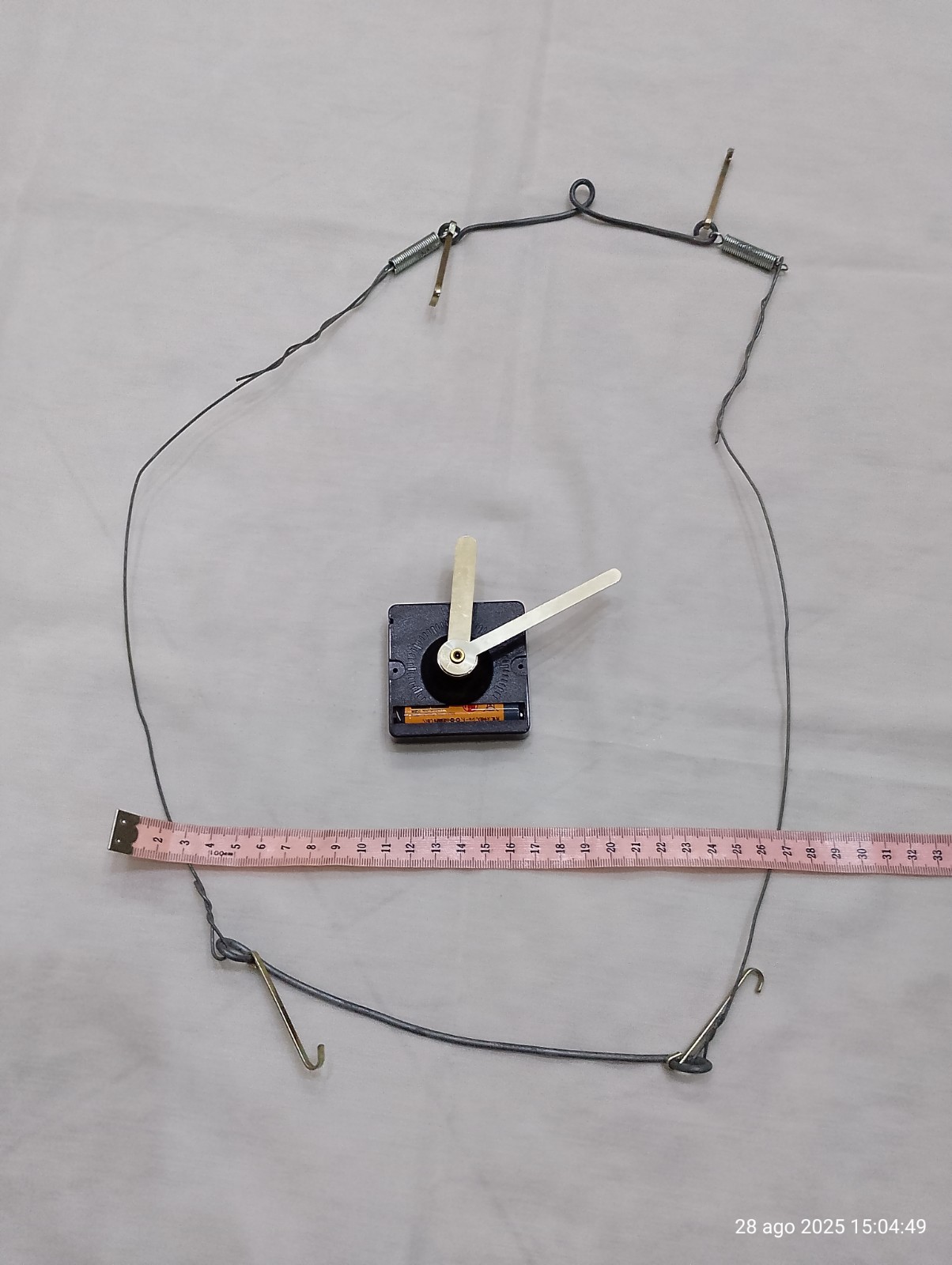 Spare parts spring support mechanism Murano watch 55×55 📩 READ DESCRIPTION