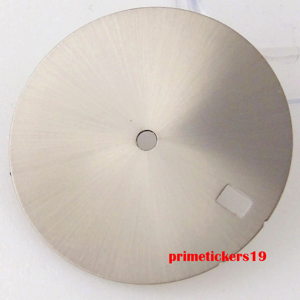 28.5mm Sterile Watch Dial Face Sunburst Date Window Hands Set Fit NH35 Movement