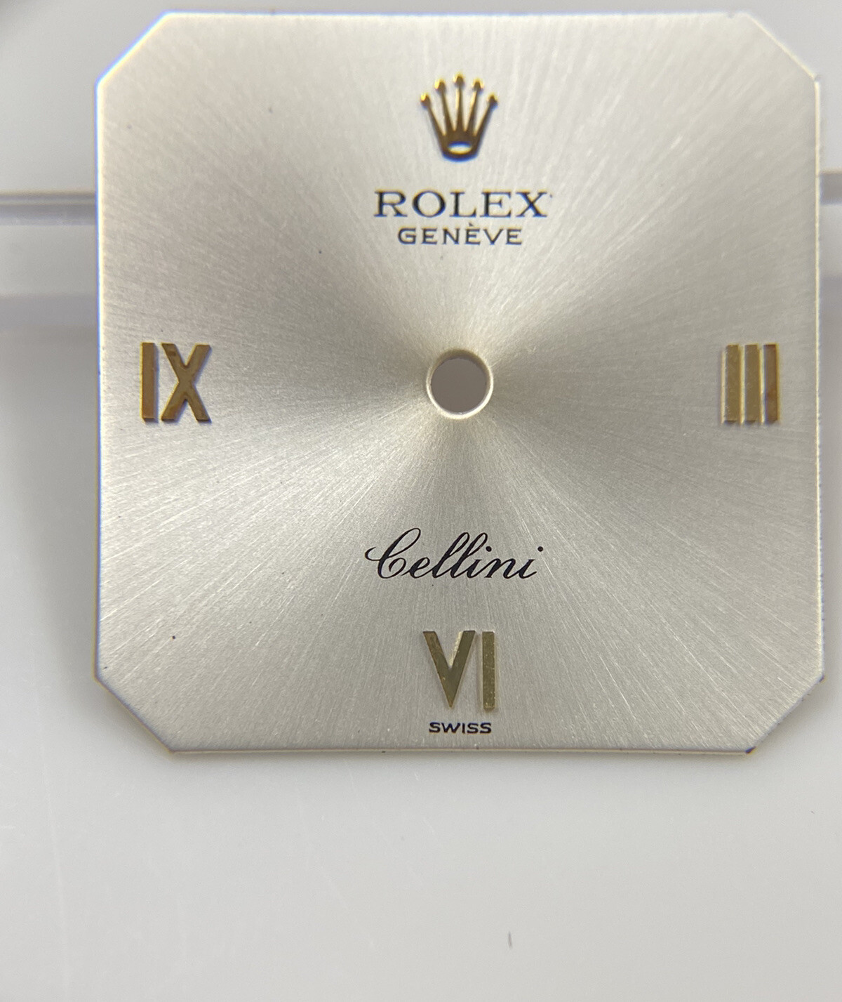Original Rolex Cellini Silver/Yellow Gold Dial Ref. 4150 Cal. 1602