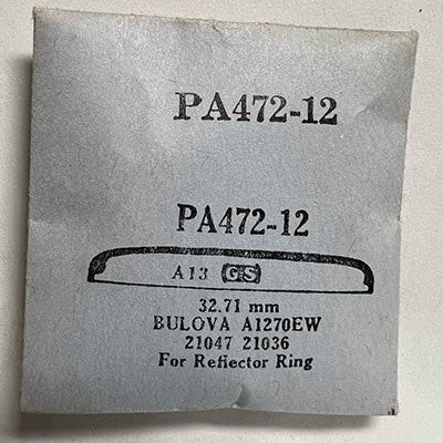 BULOVA : A1270EW, 21047 & 21036 – Round 32.71mm PA472-12